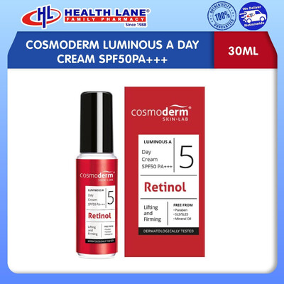 COSMODERM LUMINOUS A DAY KRIM SPF50PA+++ (30ML)